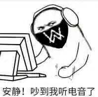 安静!吵到我听电音了 安静!吵到我听电音了