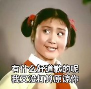 有什么好道歉的呢 我又没打算原谅你